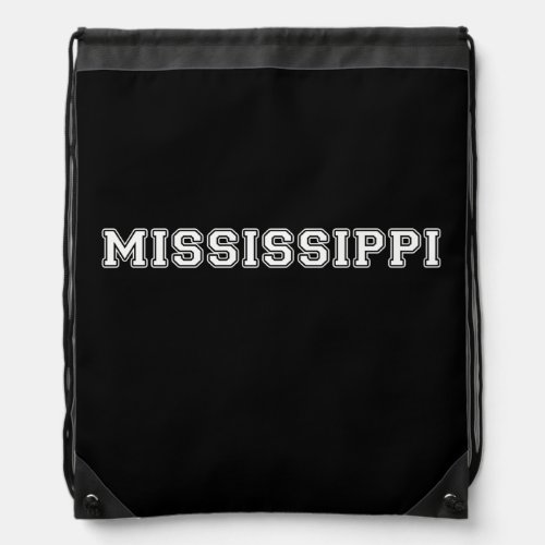 Mississippi Drawstring Bag