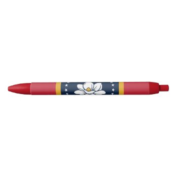 Mississippi Flag 2020 New Black Ink Pen by YLGraphics at Zazzle