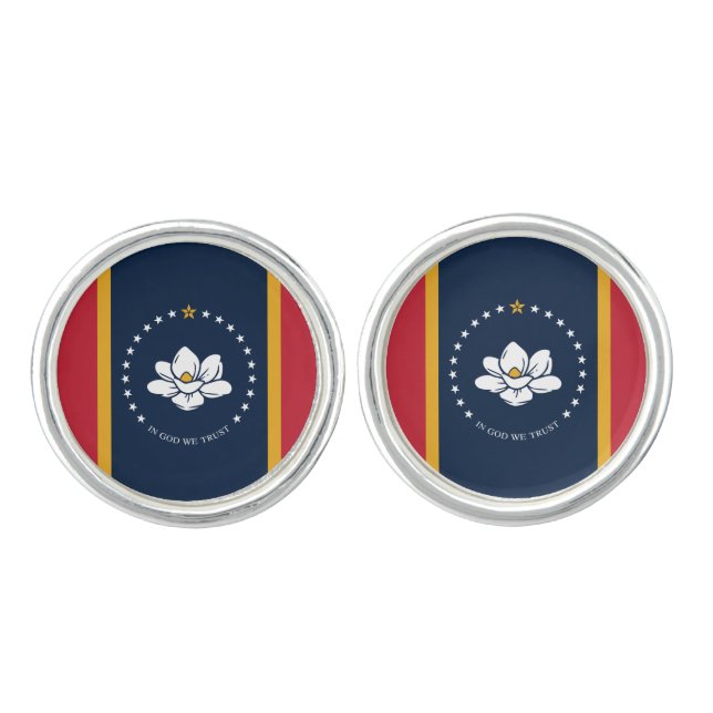 Mississippi Flag 2020 New Cufflinks (Front)