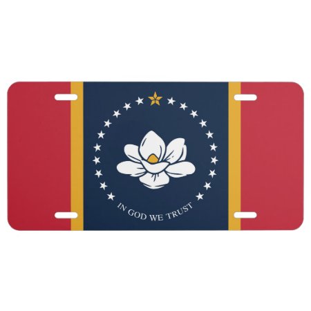Mississippi Flag 2020 New License Plate