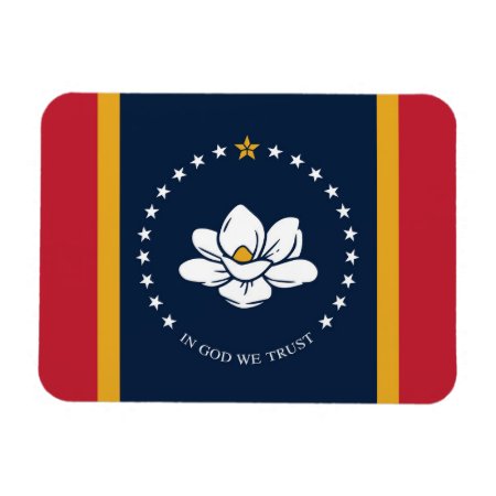 Mississippi Flag 2020 New Magnet