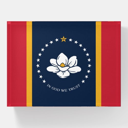 Mississippi Flag 2020 New Paperweight