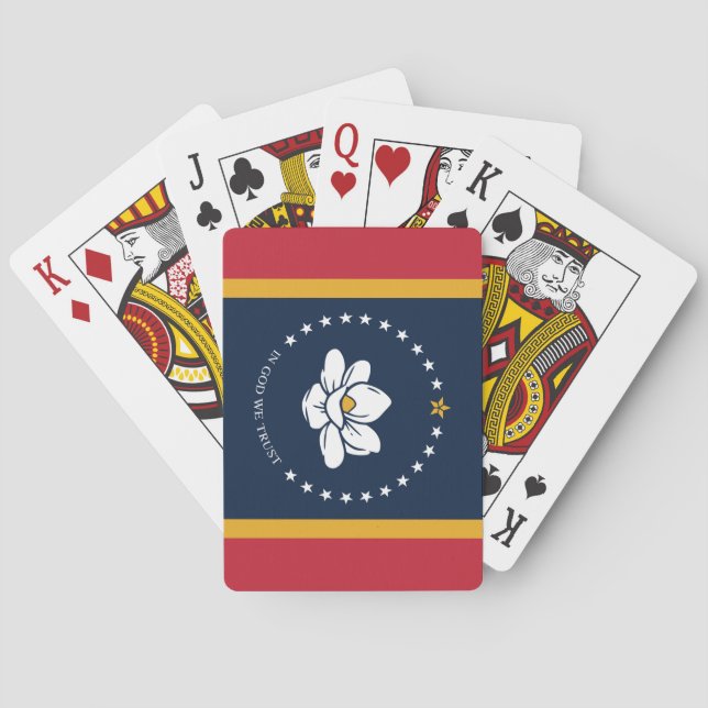 Mississippi Flag 2020 New Poker Cards (Back)