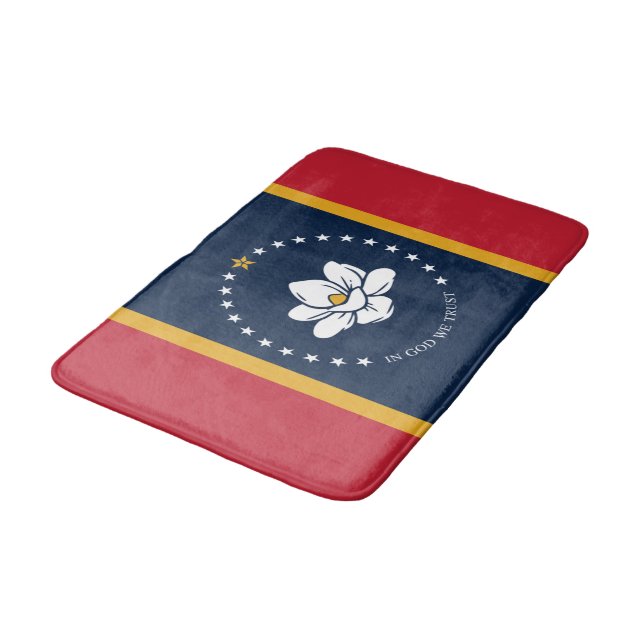 Mississippi flag bath mat (Angled)