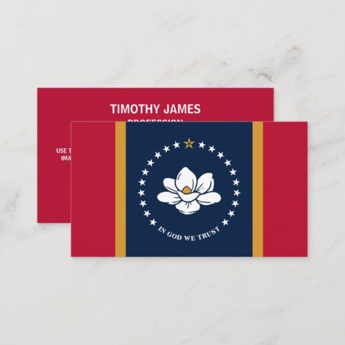 Mississippi Flag Business Card