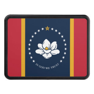 Mississippi flag hitch cover