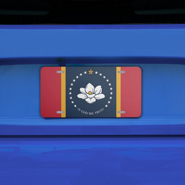 Mississippi Flag New License Plate (Mississippi Flag New License Plate)