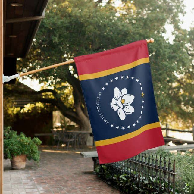 Mississippi Flag - New Magnolia Flag (In SItu)