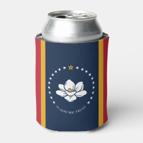 Mississippi Flag _ New Magnolia Flag Can Cooler