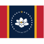 Mississippi Flag - New Magnolia Flag Cutout<br><div class="desc">New Mississippi flag, also known as Magnolia flag was adopted in 2020. Here you can find awesome Mississippi Flag gift ideas, New Magnolia flag souvenirs and amazing gift ideas for Mississippi patriot.</div>