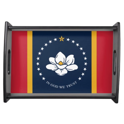 Mississippi Flag _ New Magnolia Flag Serving Tray