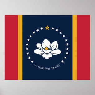 Mississippi Flag Poster