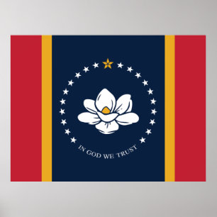 Mississippi Flag Poster