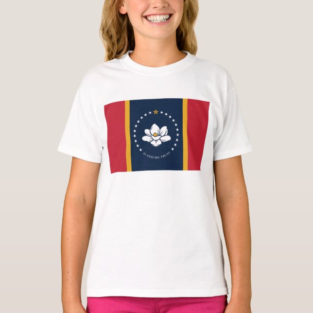 Mississippi Flag  T-Shirt (Front)
