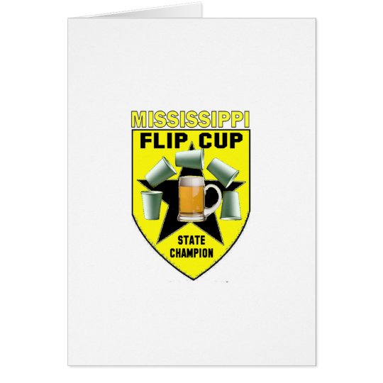 Mississippi Flip Cup State Champion Card