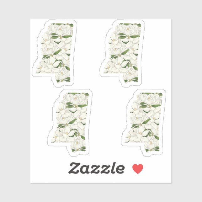 Mississippi Flower Sticker (Sheet)