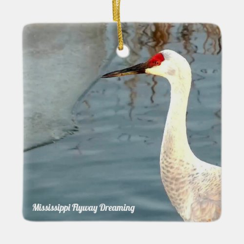 Mississippi Flyway Dreaming Ceramic Ornament