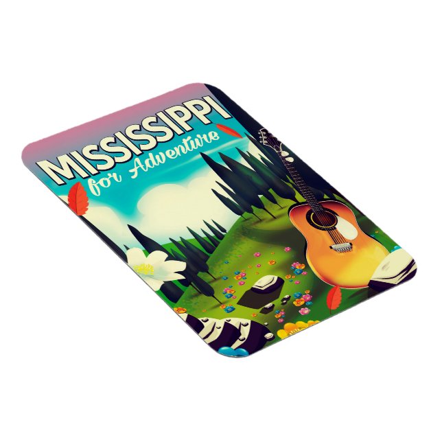 Mississippi For adventure Magnet (Right Side)