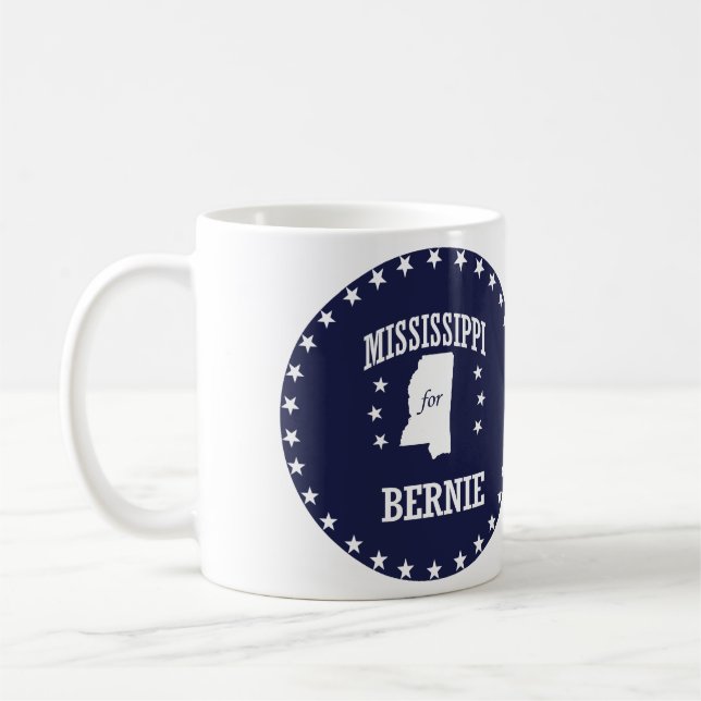 MISSISSIPPI FOR BERNIE SANDERS COFFEE MUG (Left)