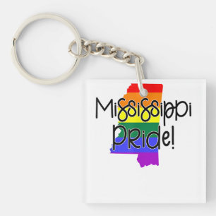 Mississippi Gay Pride  Keychain