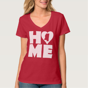 Mississippi Home Heart State Tees T-Shirt