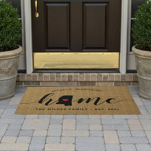 Mississippi Home State Personalized Doormat