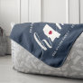 Mississippi Home State Personalized Sherpa Blanket
