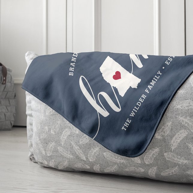 Mississippi Home State Personalized Sherpa Blanket (Creator Uploaded)