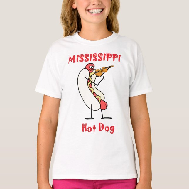 Mississippi Hot Dog T-Shirt (Front)