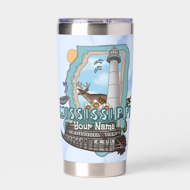 Mississippi Insulated Tumbler (Front)