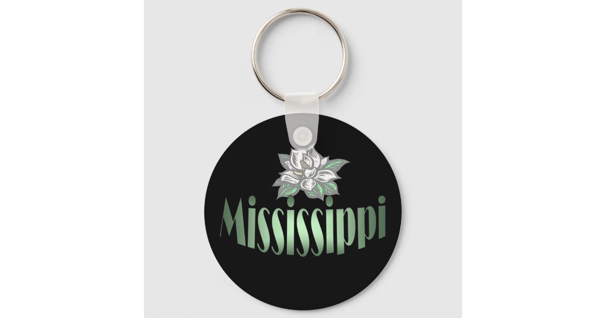 Baton Rouge Mississippi River Louisiana Keychain