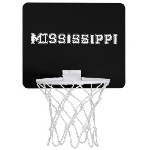 Mississippi Mini Basketball Hoop