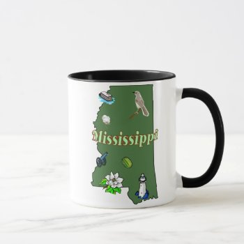 Mississippi Mug by slowtownemarketplace at Zazzle