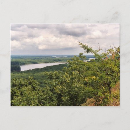 Mississippi Overlook South Postcard