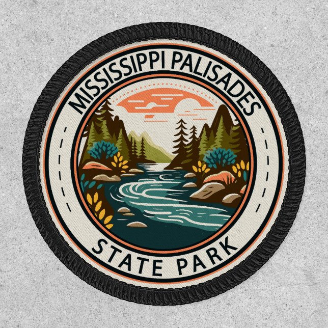 Mississippi Palisades State Park Illinois Badge (Front)
