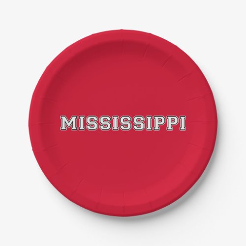 Mississippi Paper Plates