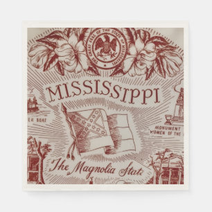 Mississippi Party Napkins