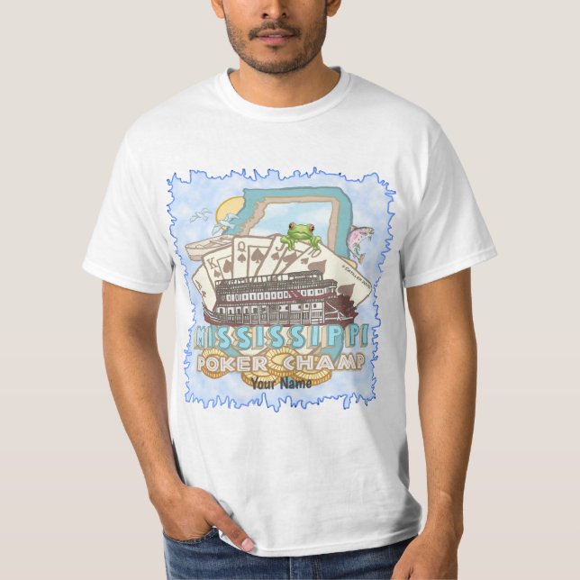 Mississippi Poker T-Shirt (Front)