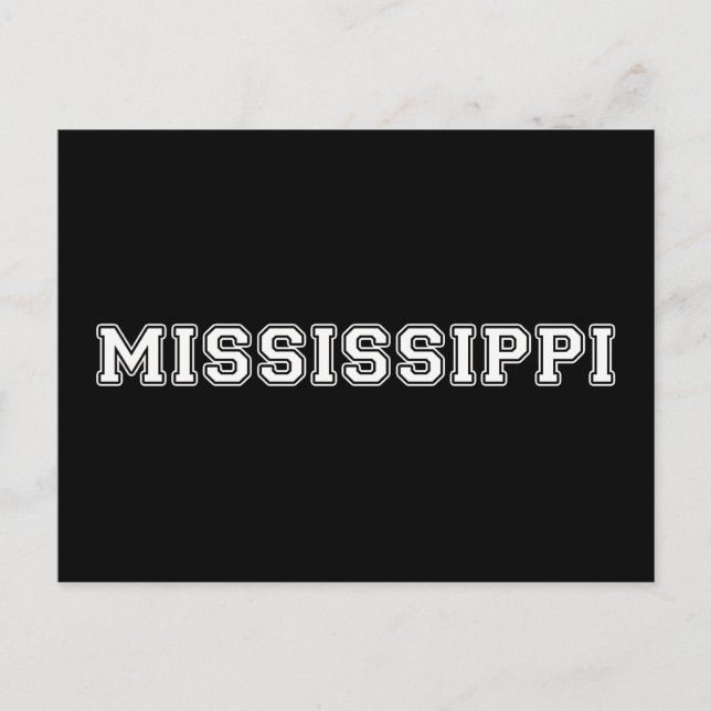 Mississippi Postcard (Front)