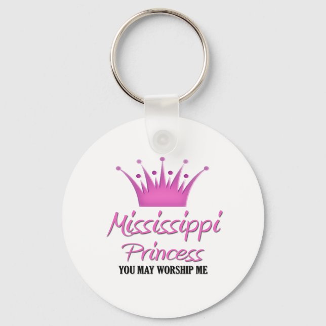 Mississippi Princess Keychain (Front)