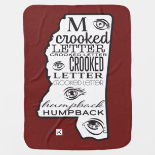 Mississippi Red Baby Blanket