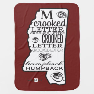 Mississippi Red Baby Blanket