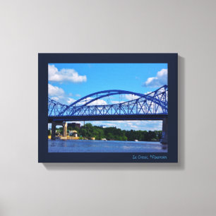 Mississippi River Bridge Canvas Print