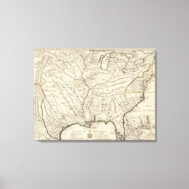 Mississippi River Canvas Print (Front)