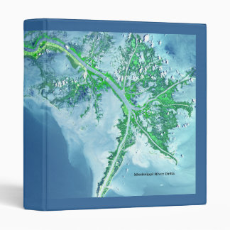 Mississippi River Delta Notebook Binder