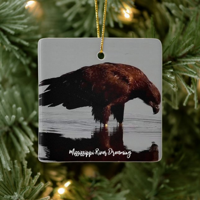 Mississippi River Flyway: Flyway Dreaming Ceramic Ornament (Tree)