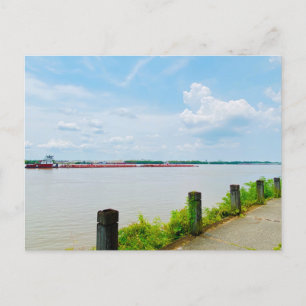 Mississippi River in New Orleans Postcard