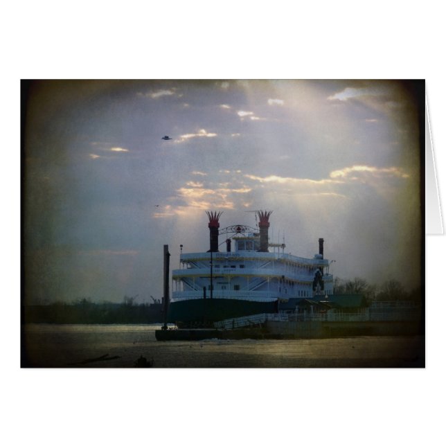 Mississippi River in the Winter Cards (Front Horizontal)