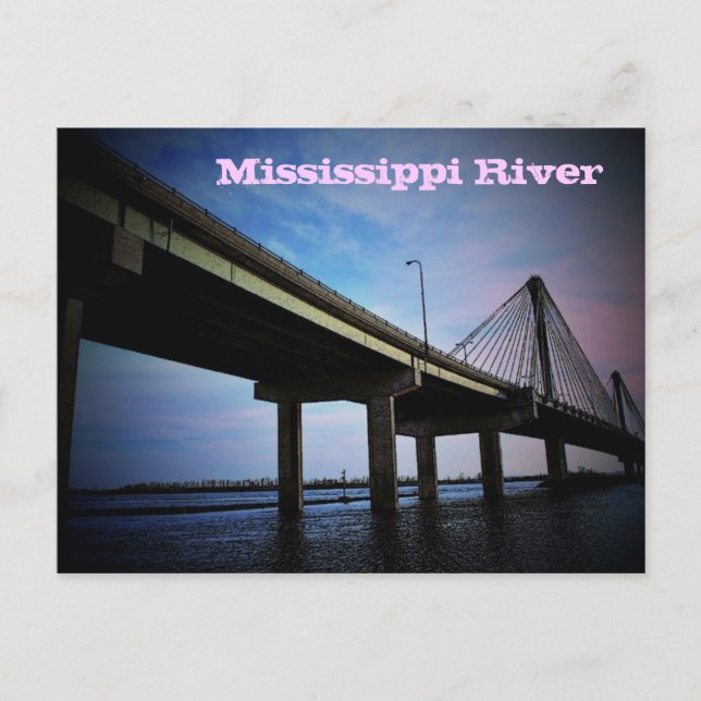 Mississippi River Postcard (Front)