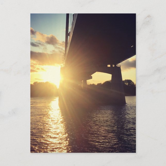 mississippi river sunset cruise postcard (Front)